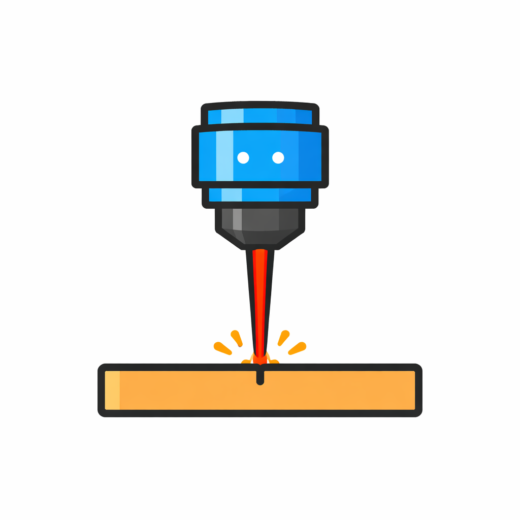 Laser Cutting Icon